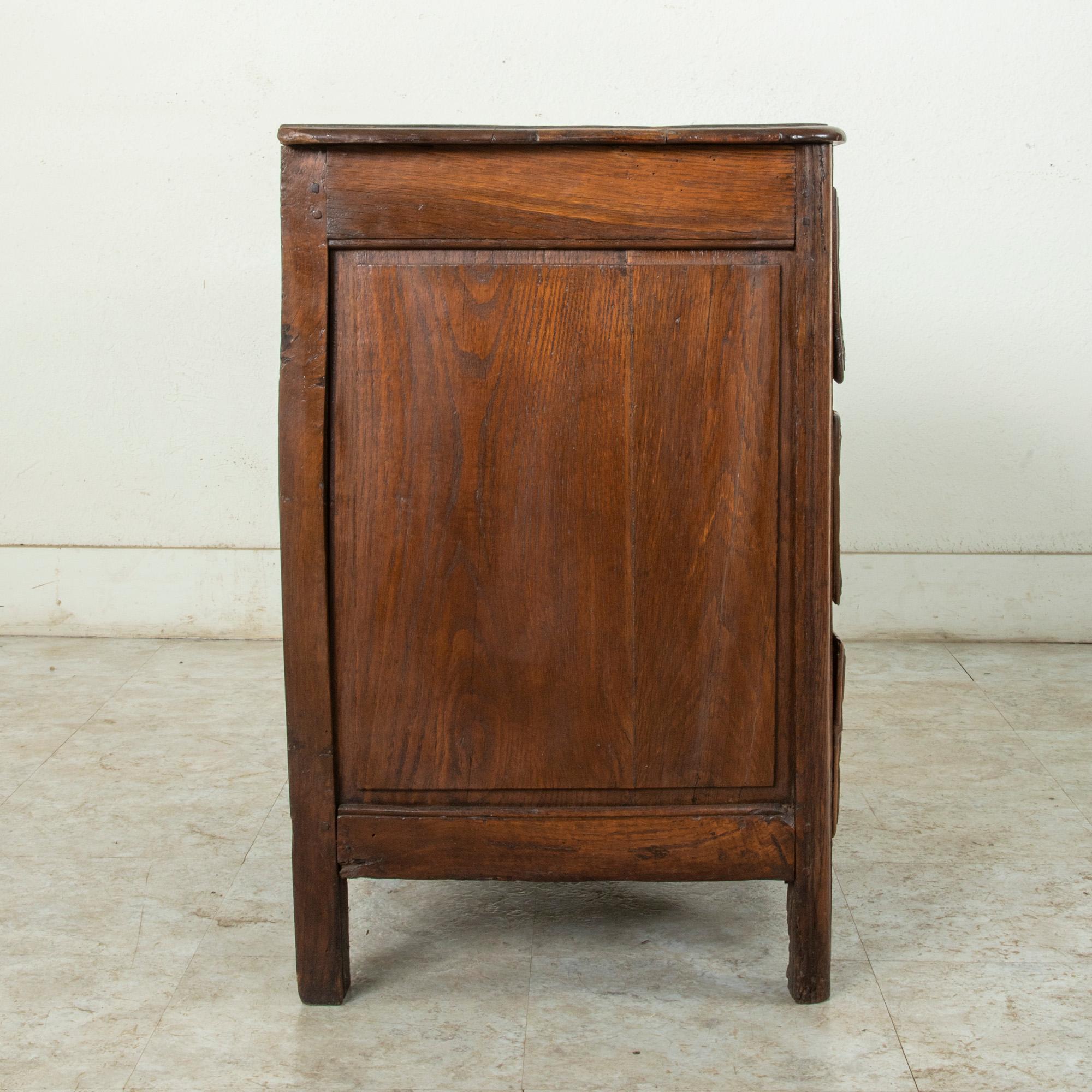 Mid-18th Century French Louis XIV Period Walnut Commode, Chest, Nightstand 1