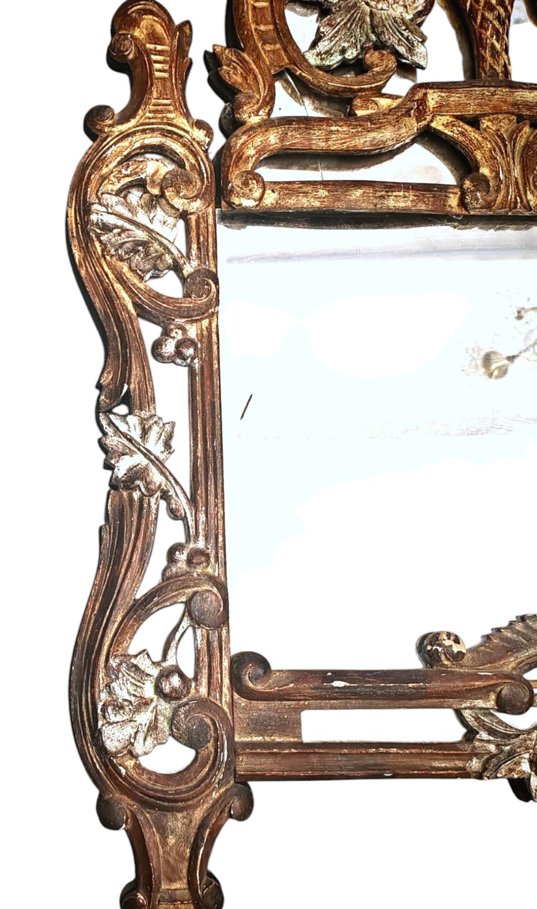 Stile provenzale Specchio francese Regence della metà del XVIII secolo in vendita