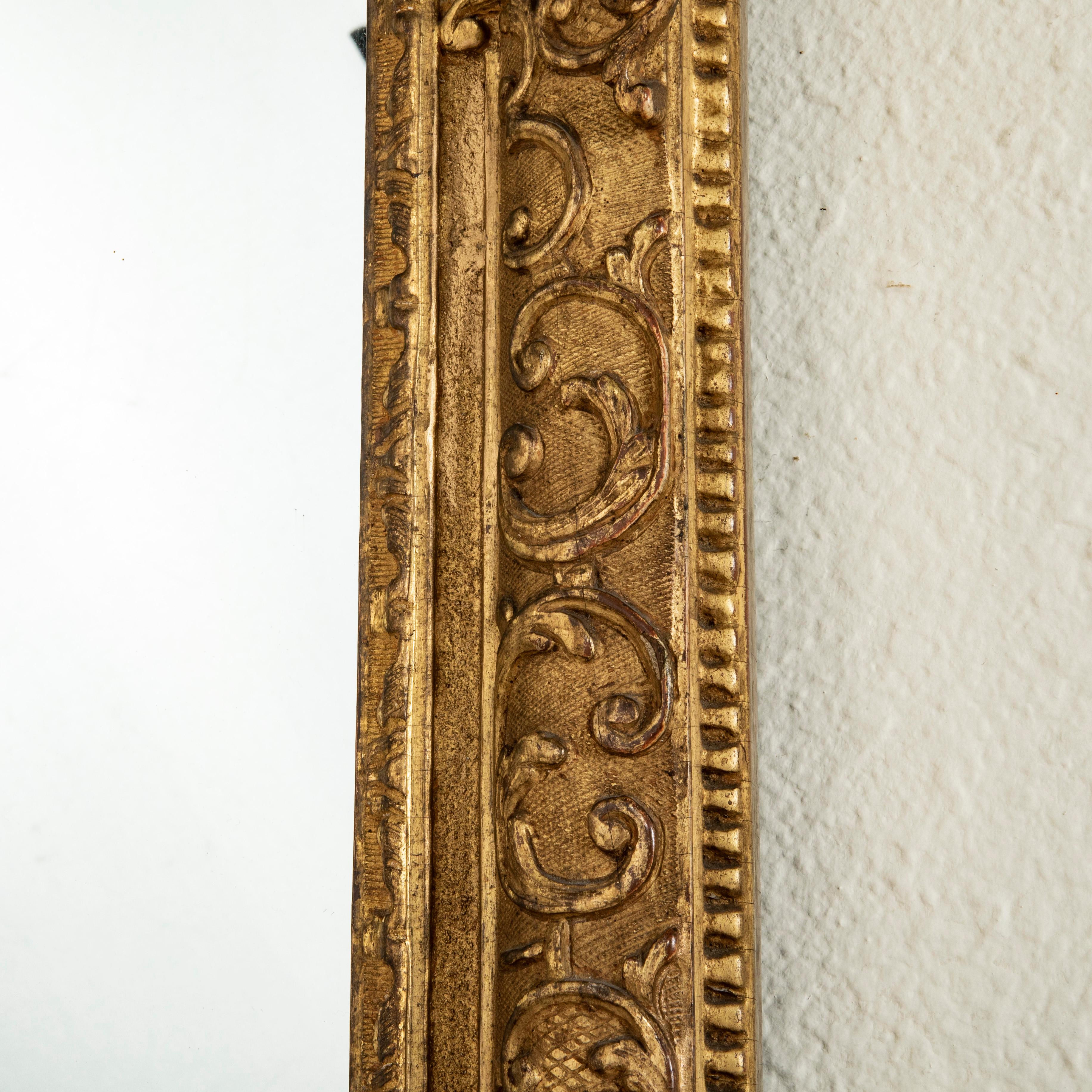 Mid-18th Century French Regency Period Giltwood Wall Mirror 7