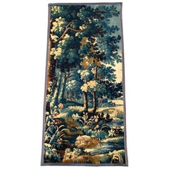 Mid-18th Century French Verdure Aubusson Tapestry with Trees and Foliage