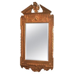 Mid 18th Century George II Period Giltwood Looking Glass