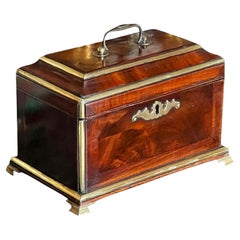 Mid-18th Century George II Period Tea Chest, Manner of Abraham Roentgen