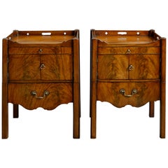 Mid-18th Century George II Period Tray Top Bedside Commodes