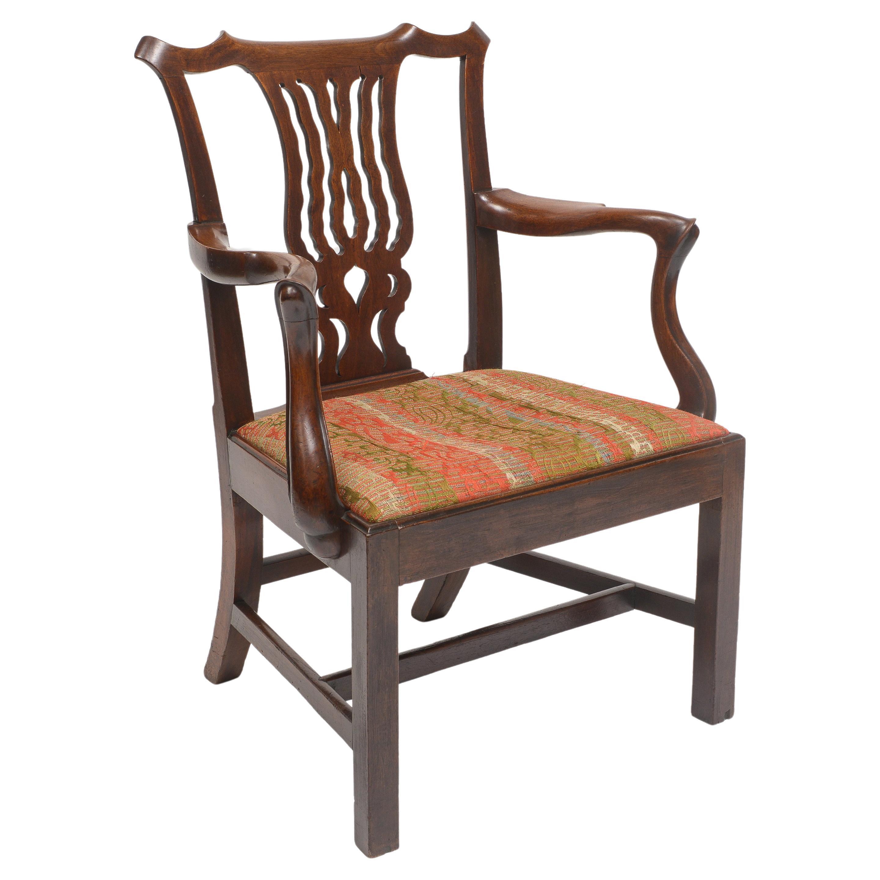 Mid 18th Century Georgian Arm Chair For Sale
