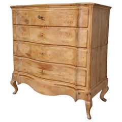 Mid-18th Century German Baroque Chest of Drawers Made of Pine