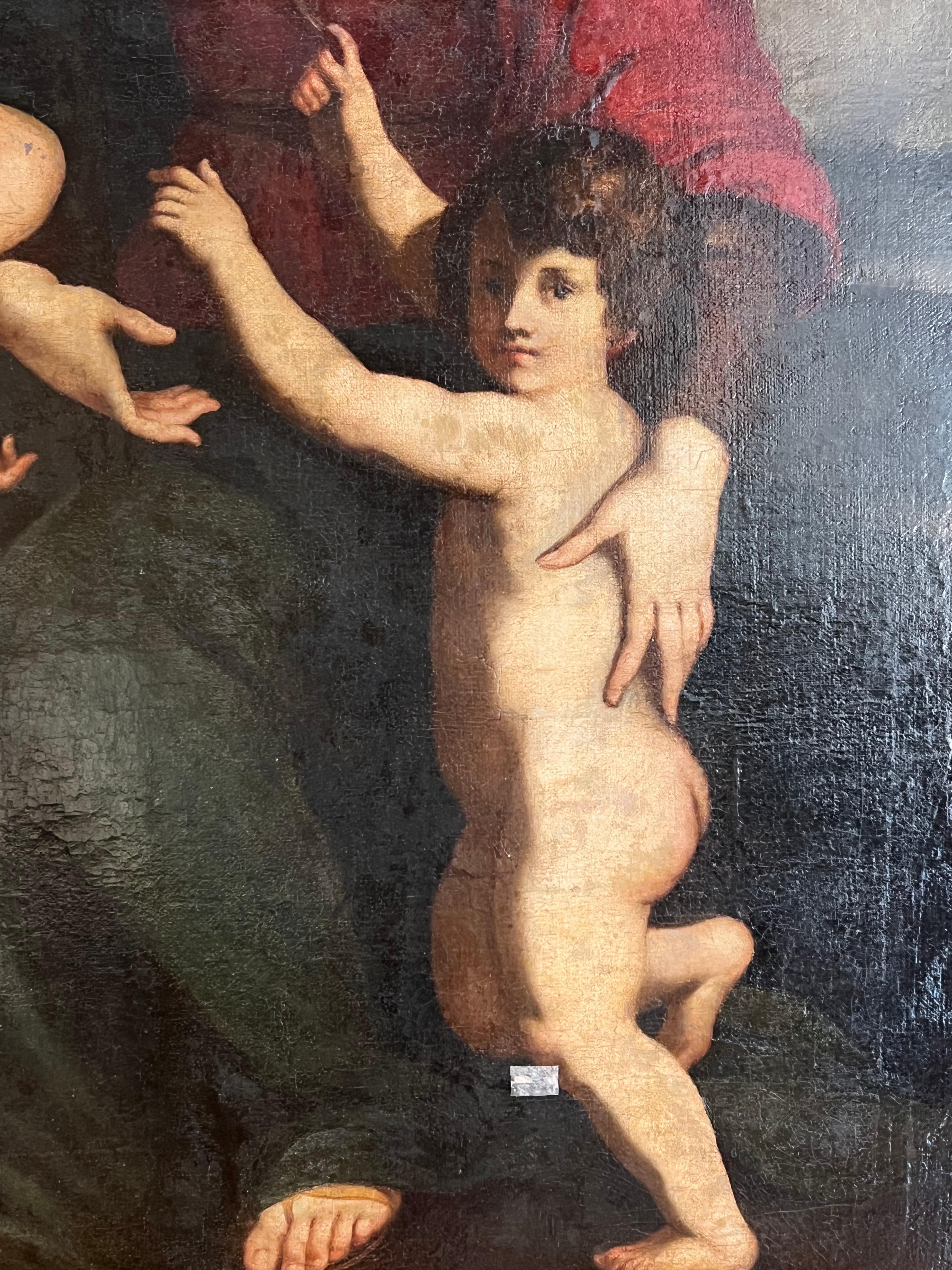 Mid 18th Century, Giovanni Battista Salvi 'Sassoferrato' School, Maternity For Sale 4
