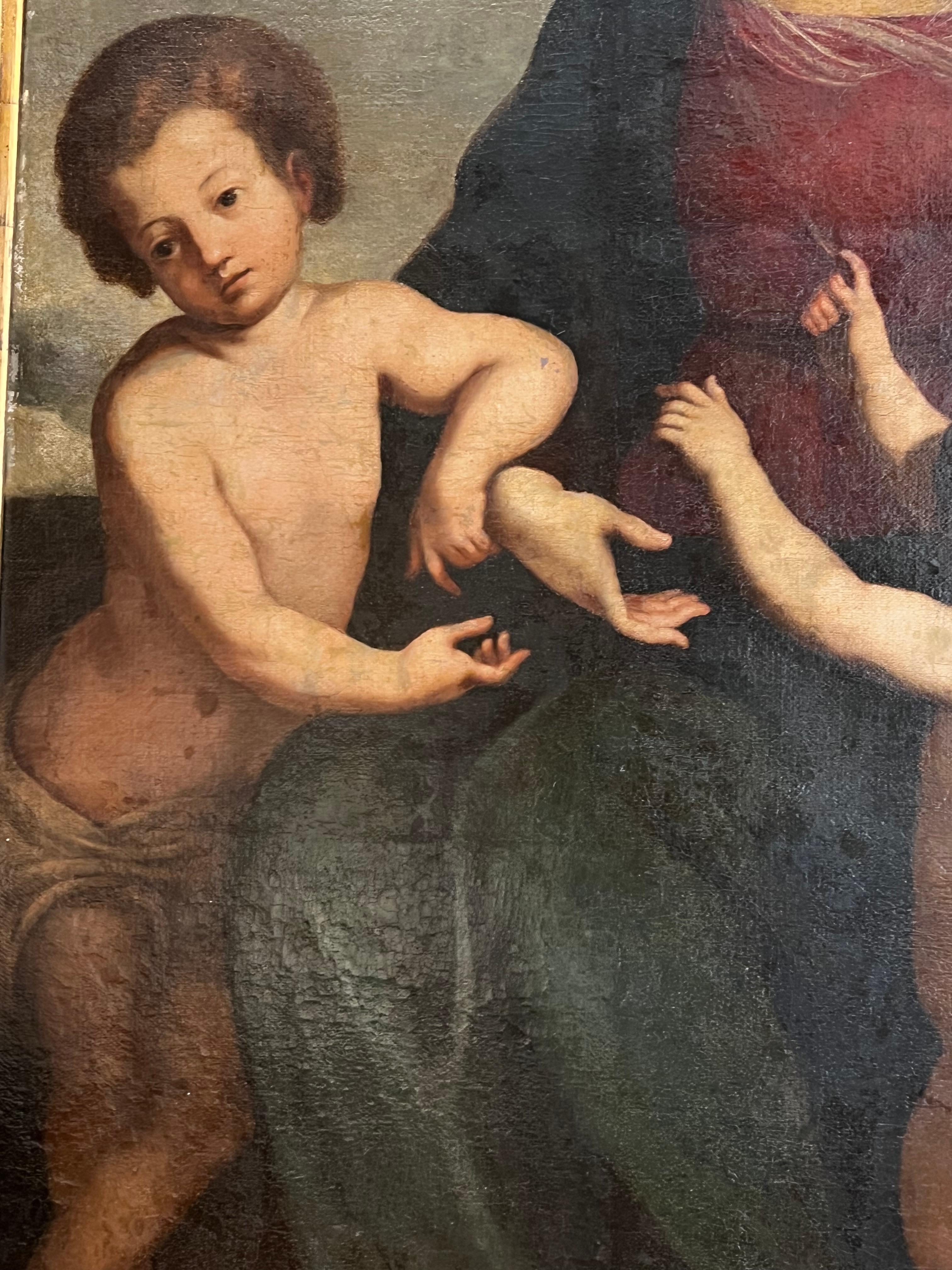 Mid 18th Century, Giovanni Battista Salvi 'Sassoferrato' School, Maternity For Sale 5