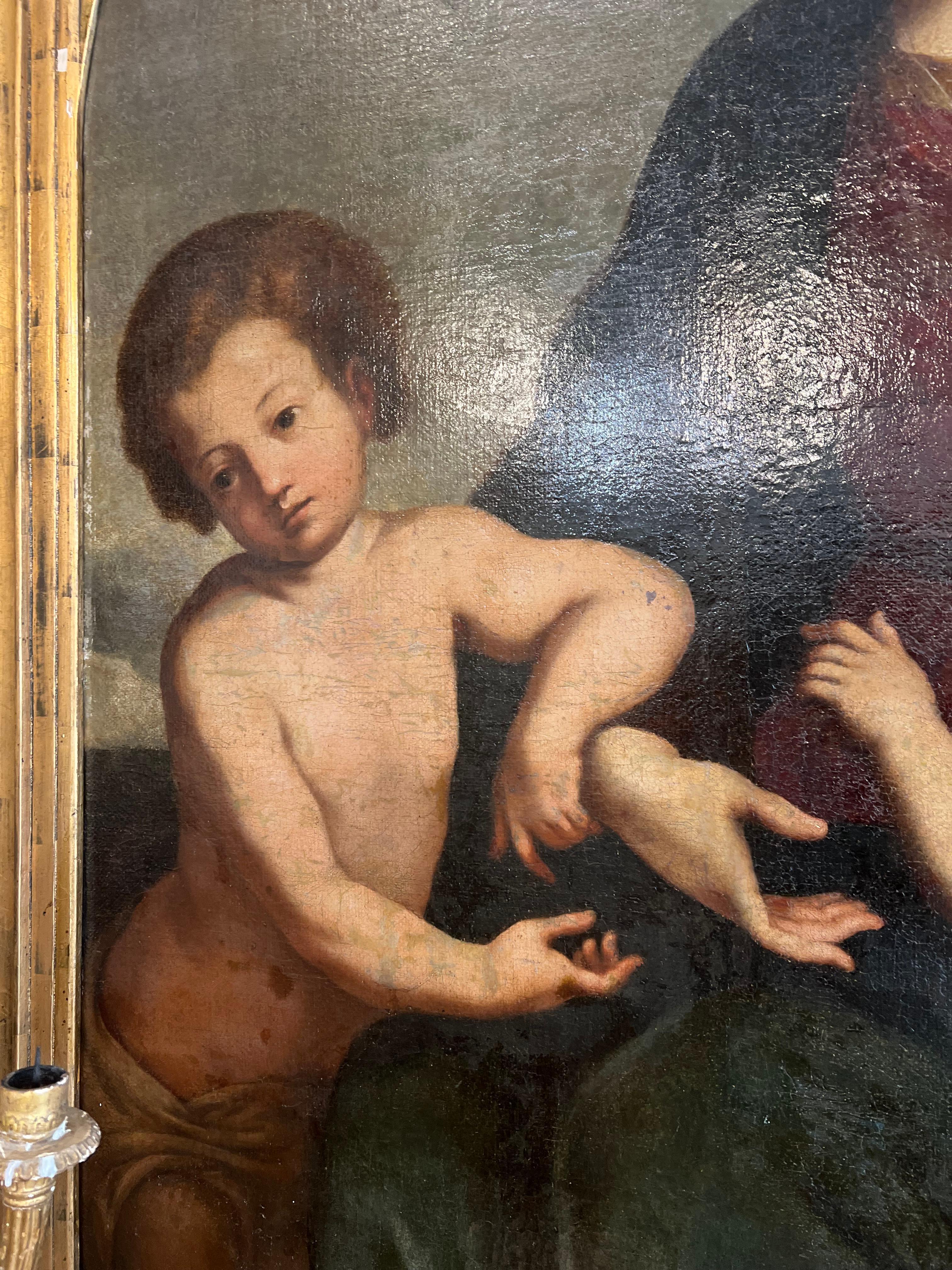 Milieu du XVIIIe siècle, École Giovanni Battista Salvi 'Sassoferrato', Maternité Bon état - En vente à Firenze, FI