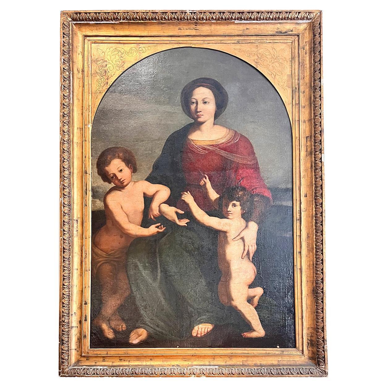 Mid 18th Century, Giovanni Battista Salvi 'Sassoferrato' School, Maternity For Sale