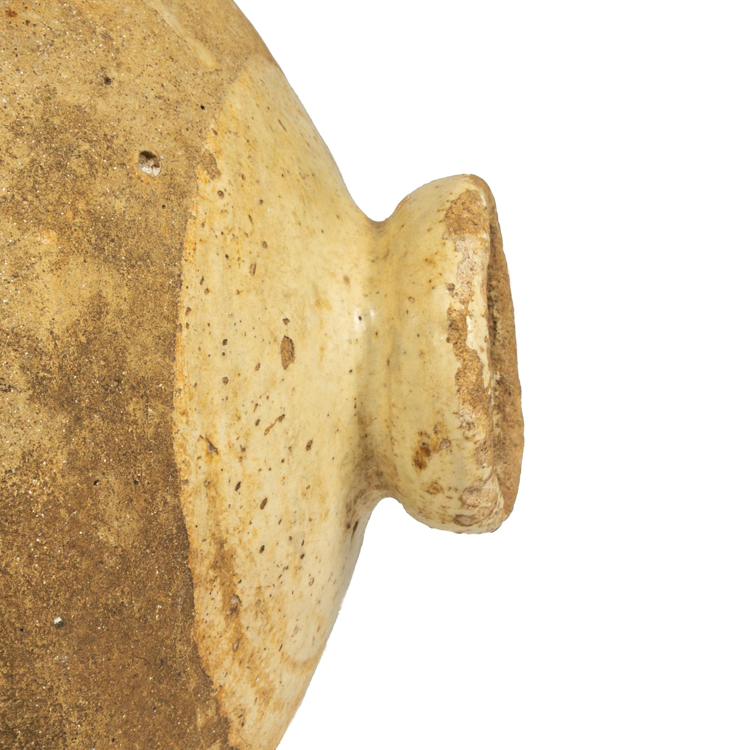 Botija de cerámica vidriada de mediados del siglo XVIII encontrada en el sur de México Cerámico en venta