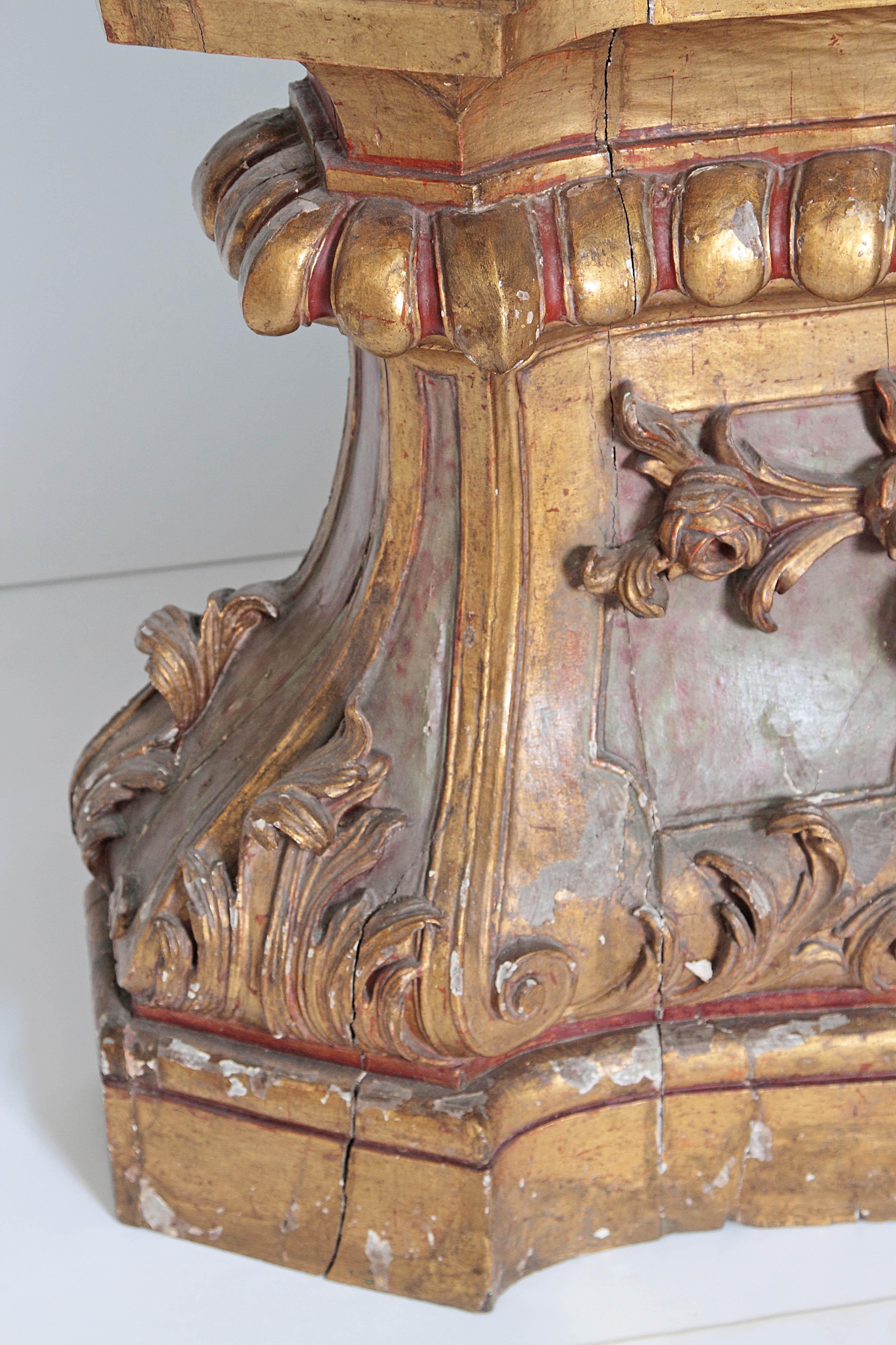 Mid-18th Century Italian Architectural Fragment / Console Table 9