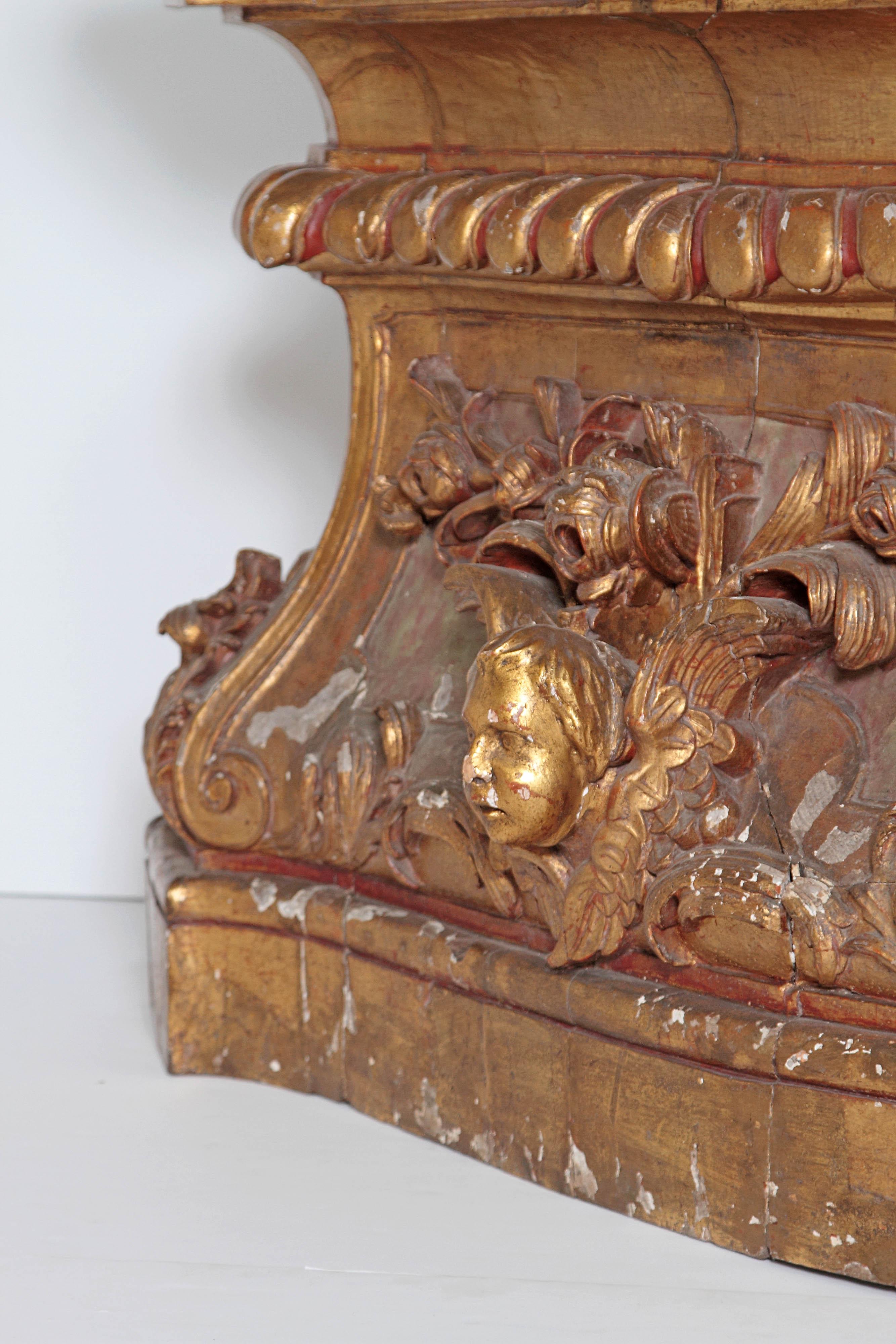 Mid-18th Century Italian Architectural Fragment / Console Table 1