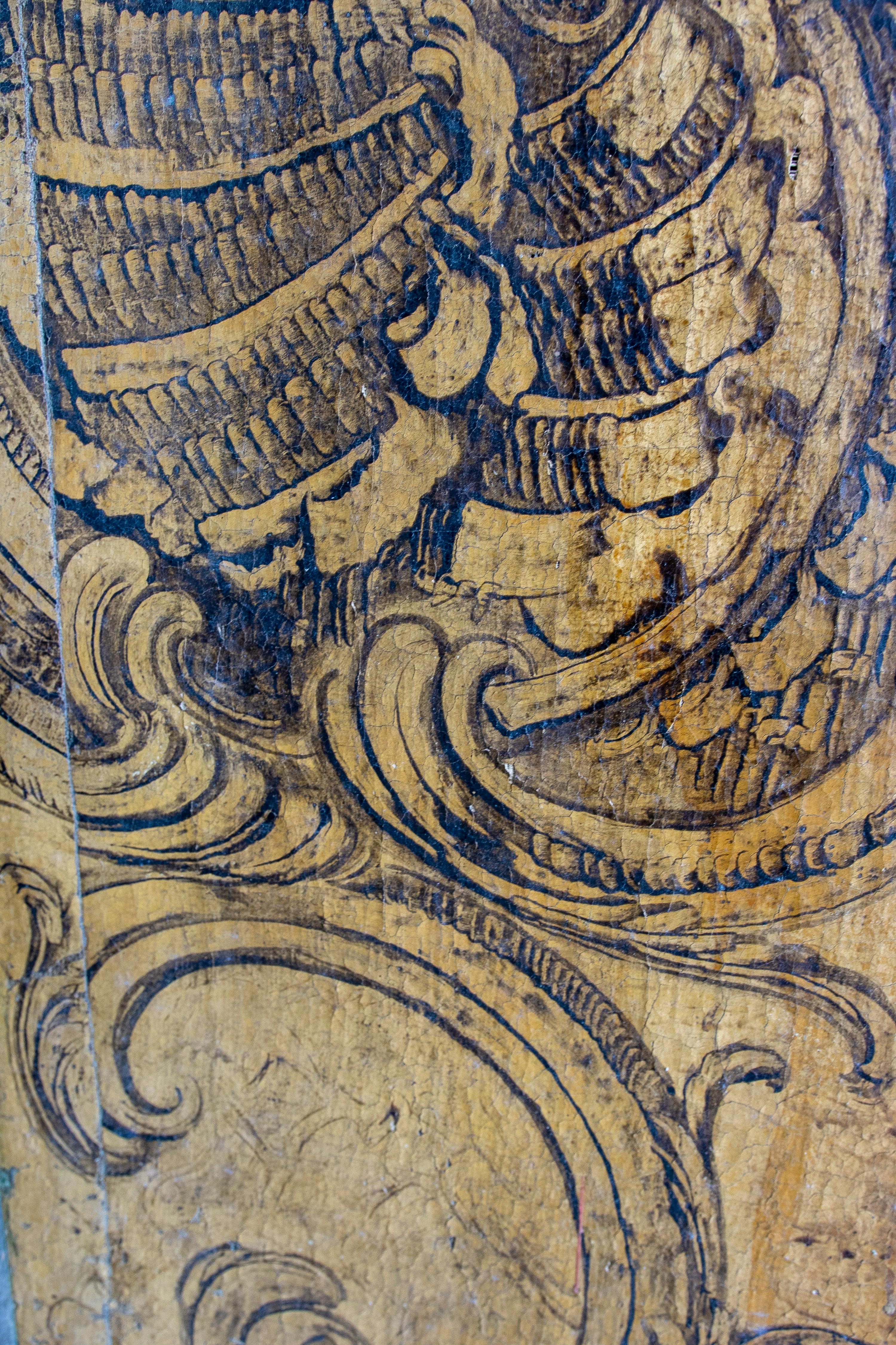 Tela Pittura italiana della metà del XVIII secolo, tardo barocco/rococò, olio su tela con cornice in vendita