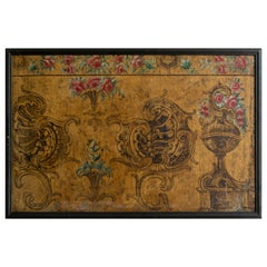 Mid 18th Century Italian Late Baroque / Rococo Oil on Cloth Framed Painting