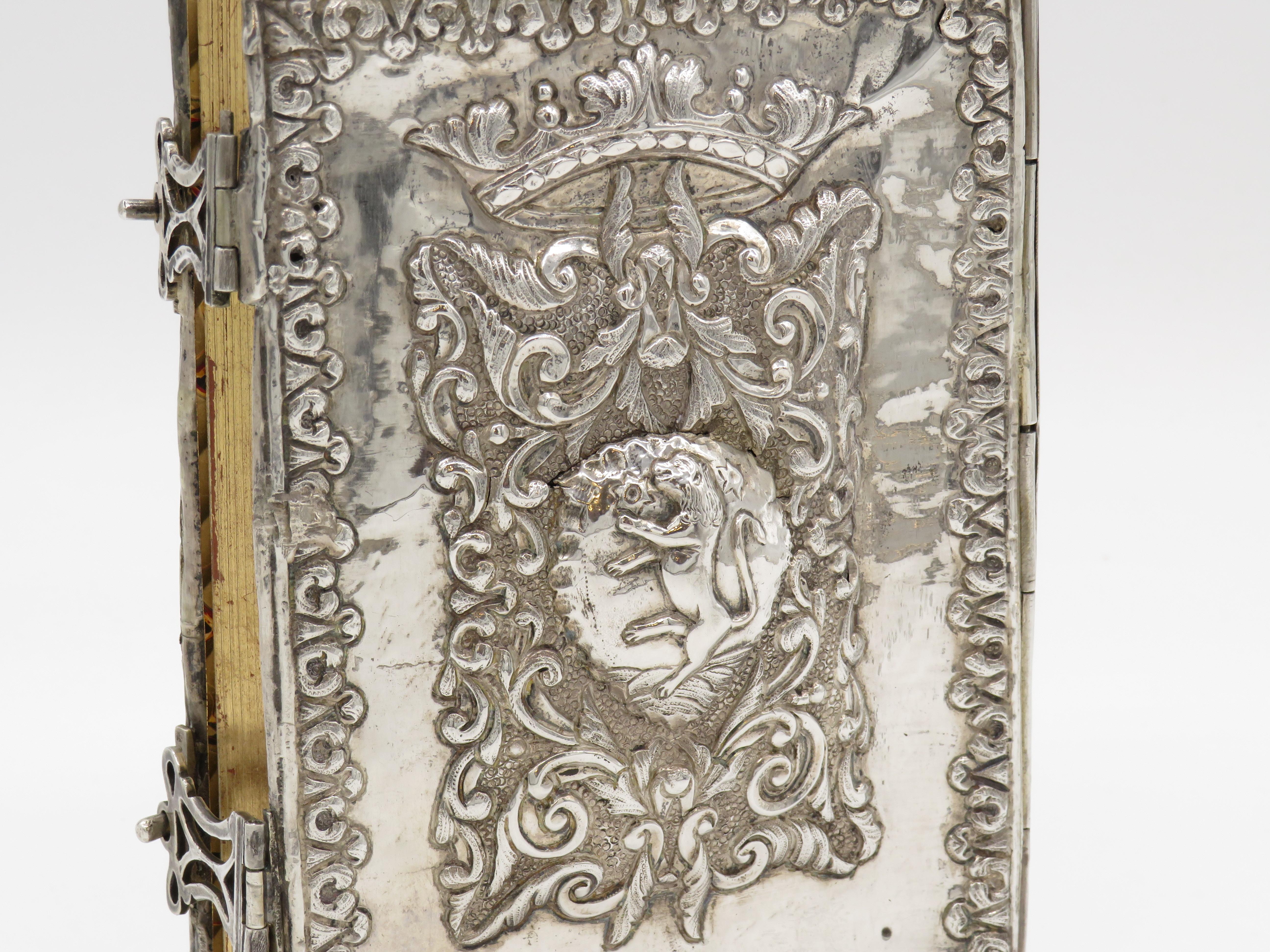 Mid-18th Century Italian Silver Book Binding  In Good Condition For Sale In New York, NY