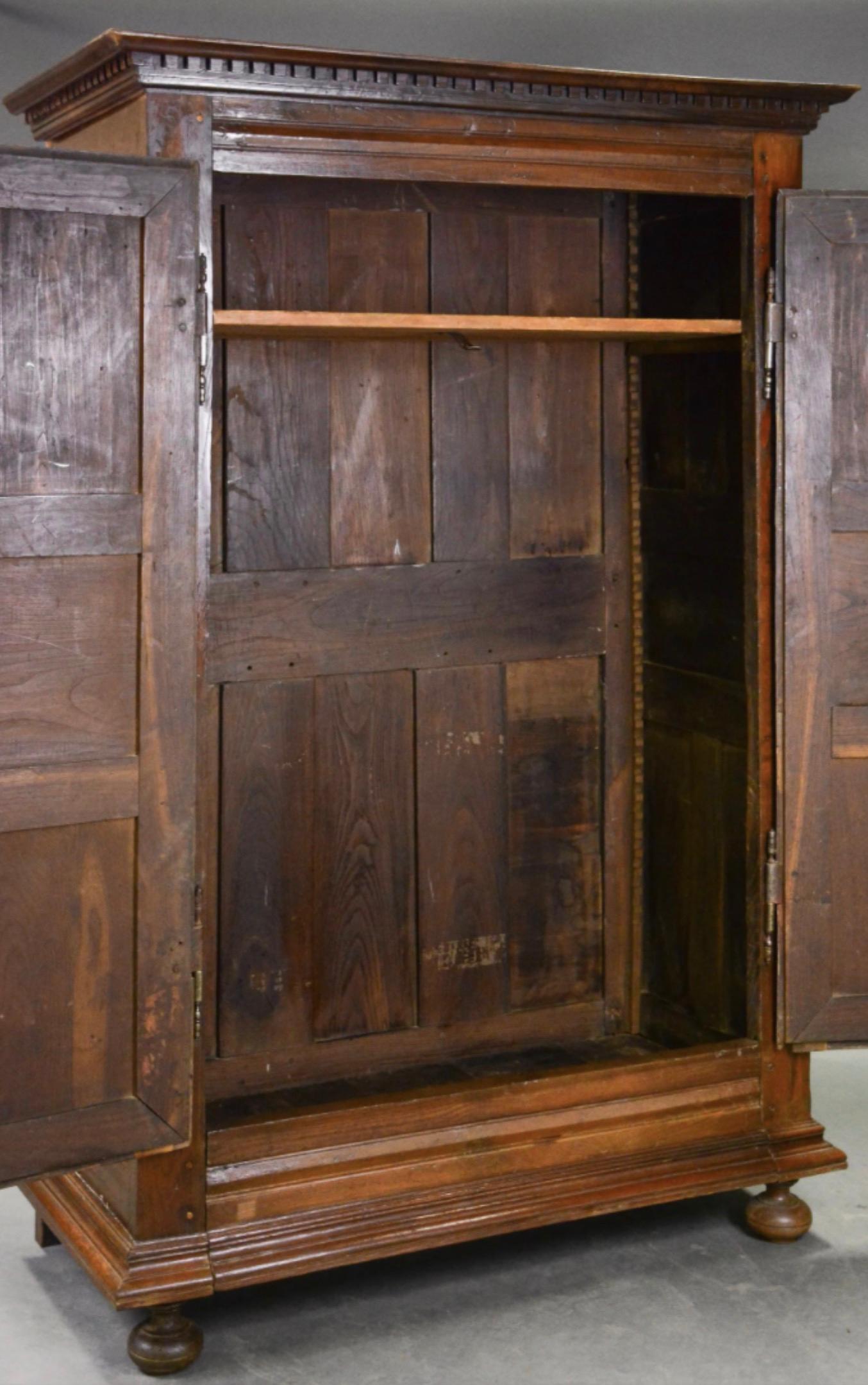 Mid 18th Century Louis XIII Period Armoire In Good Condition For Sale In New York, NY