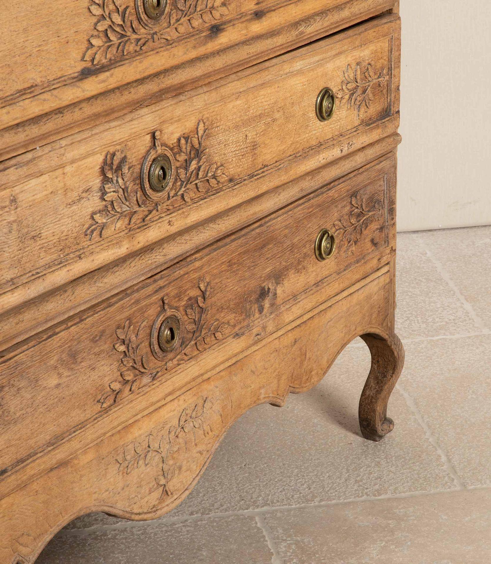 Mid-18th Century Louis XVI Period Bleached Oak Commode For Sale 5