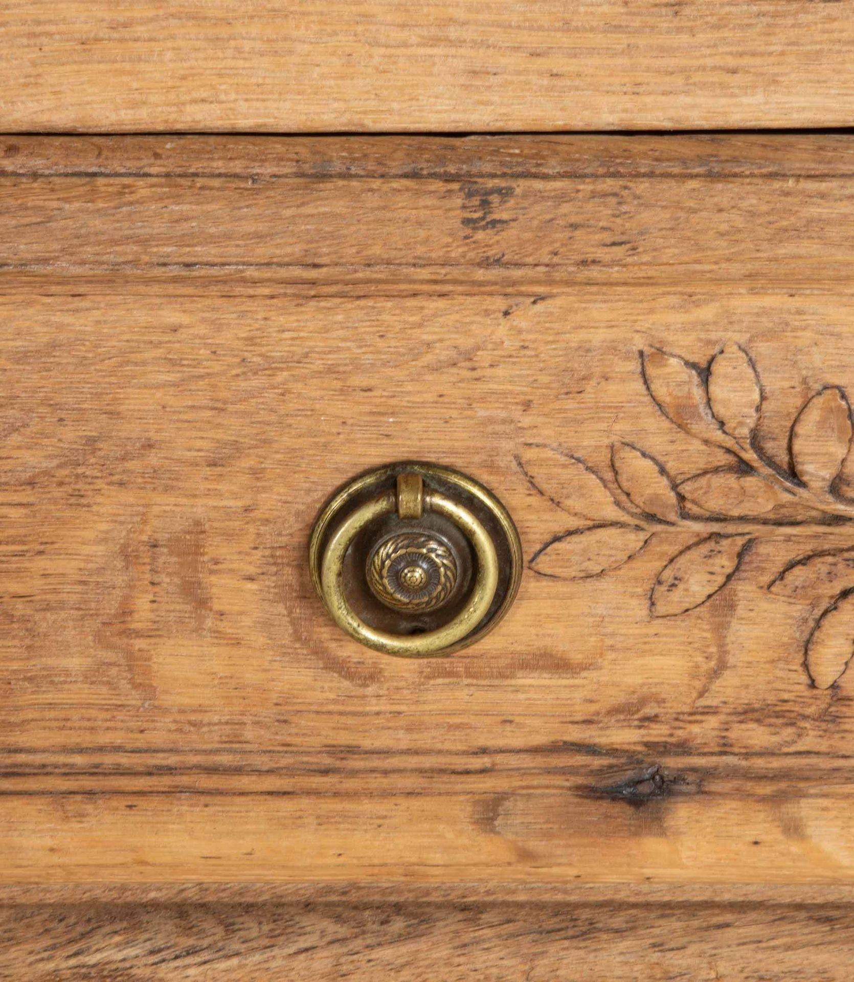 Mid-18th Century Louis XVI Period Bleached Oak Commode For Sale 7