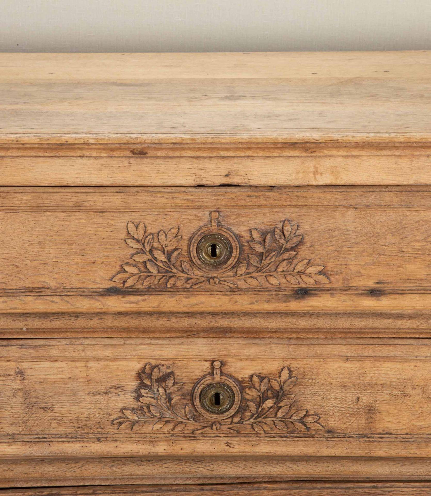 Mid-18th Century Louis XVI Period Bleached Oak Commode For Sale 8