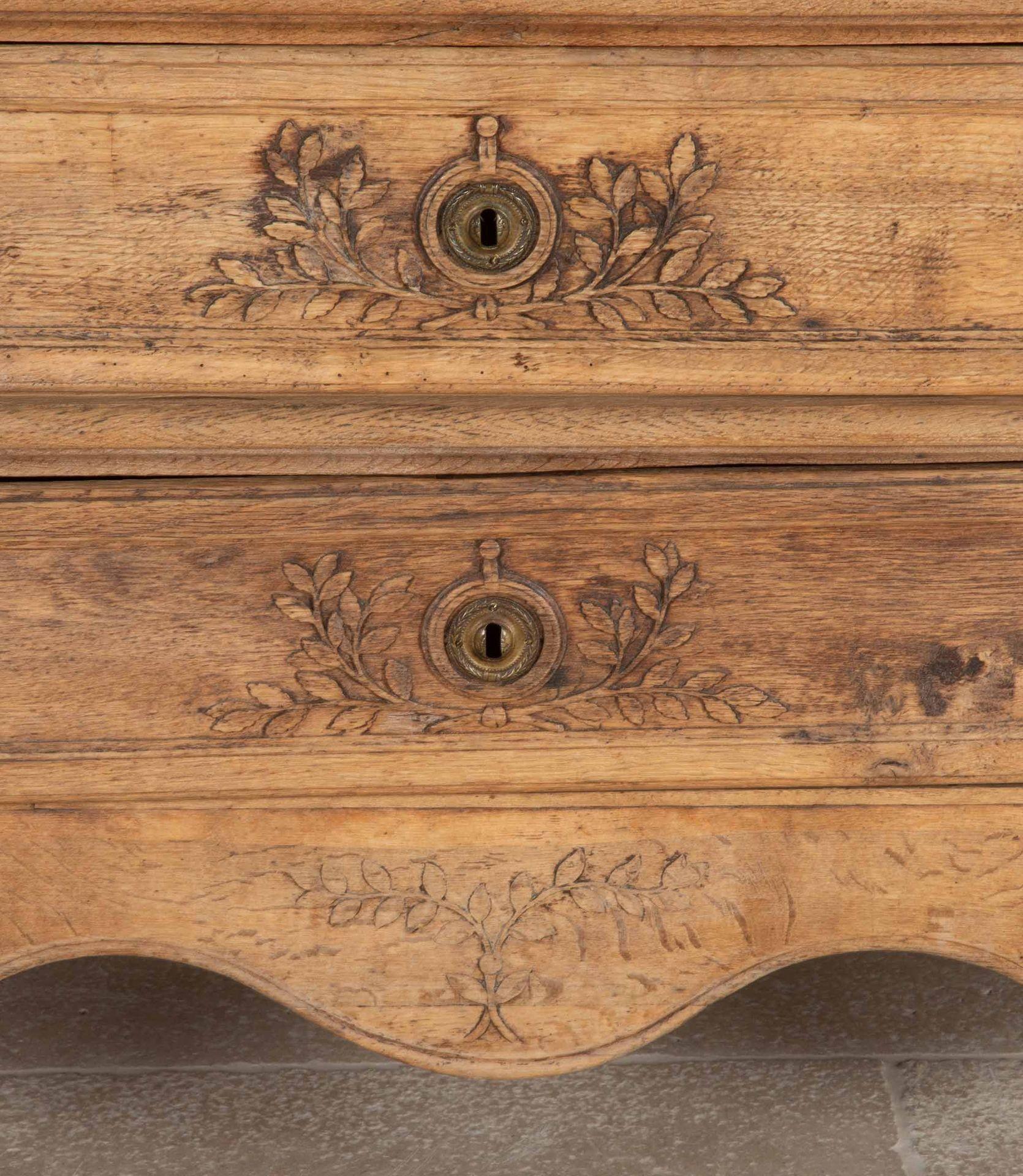 Mid-18th Century Louis XVI Period Bleached Oak Commode For Sale 9