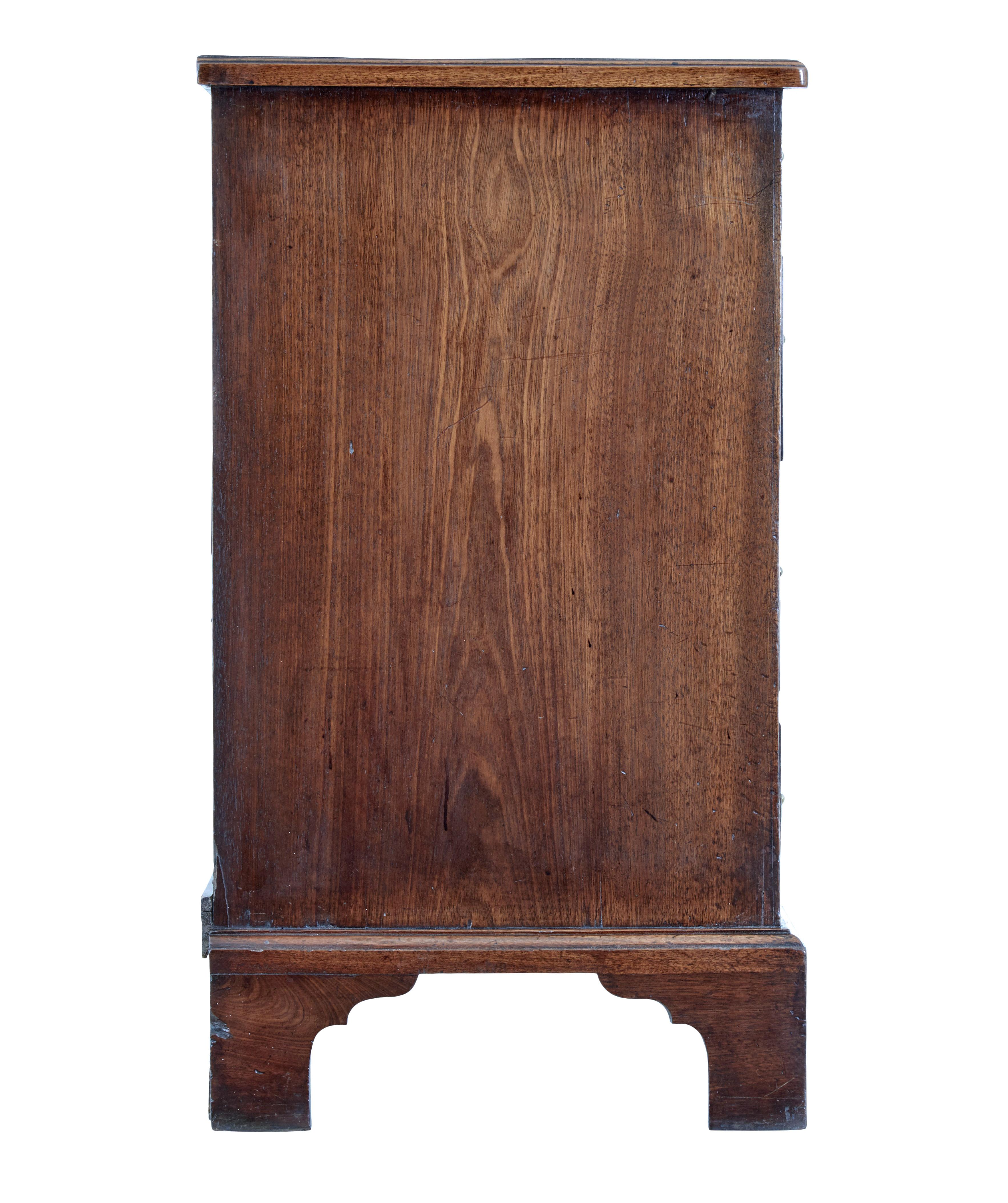 Hand-Carved Mid 18th Century Mahogany Kneehole Desk