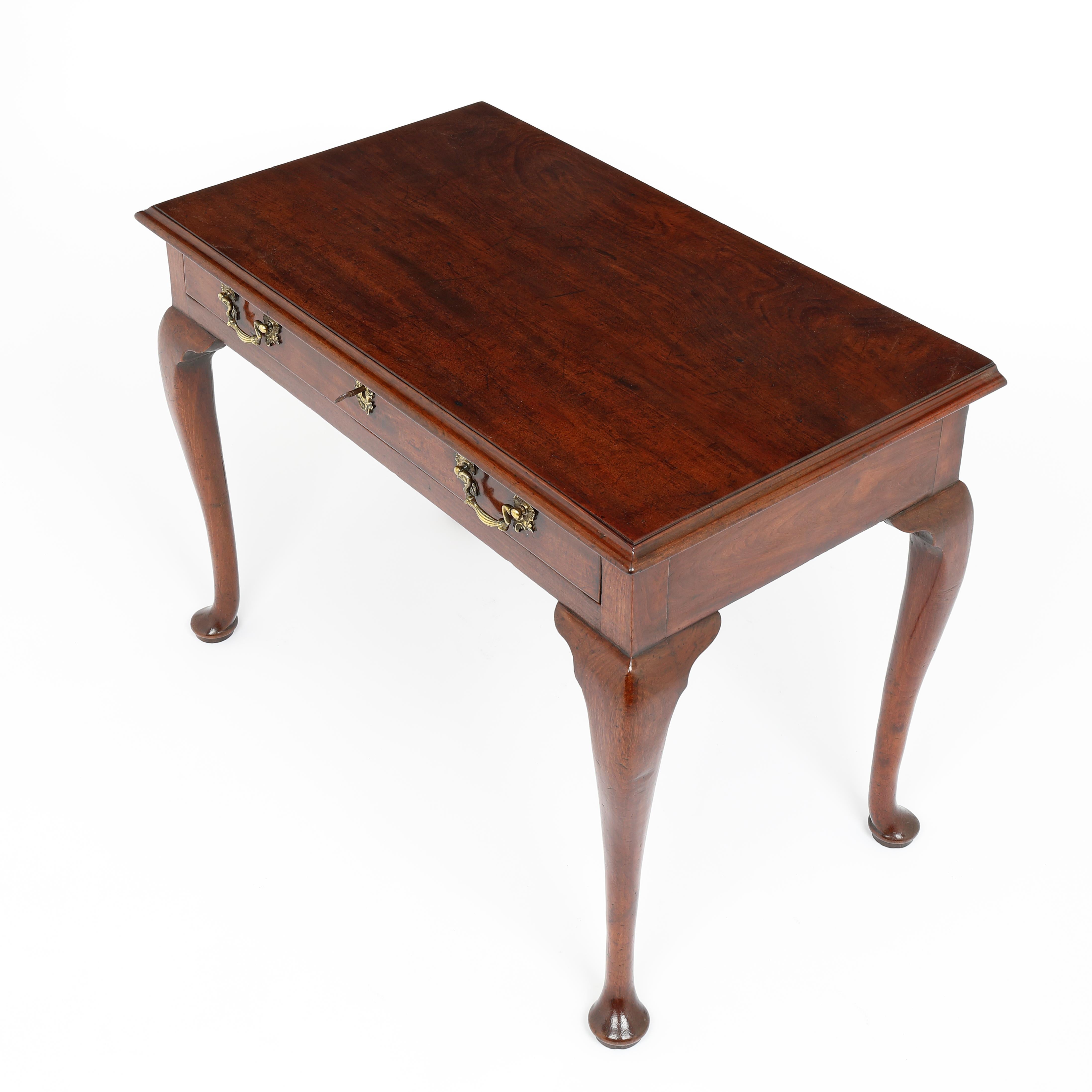 George II Mid 18th Century Mahogany Side Table For Sale