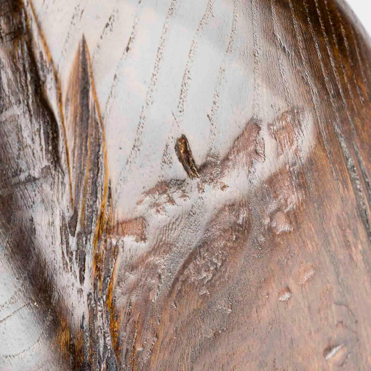 Mid 18th century naval ship’s elm single pulley block en venta 4