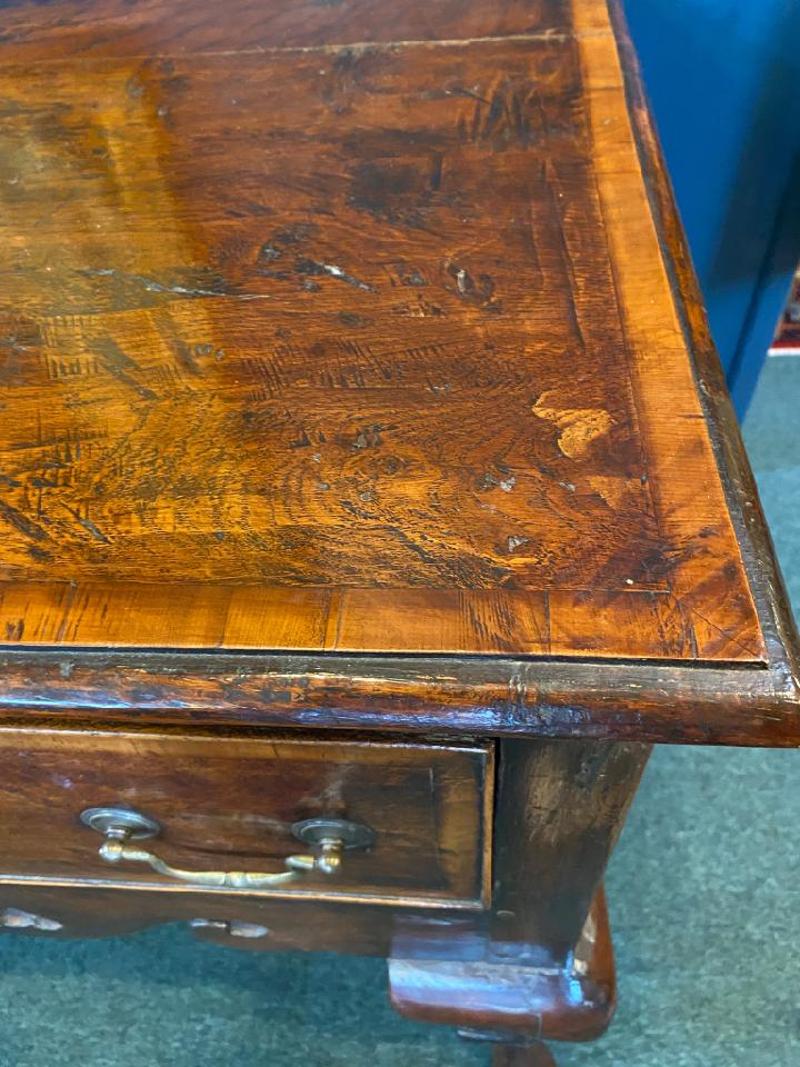 Mid-18th Century Oak George II English Sideboard with Brass Hardware 1