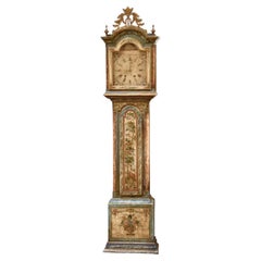 Mid-18th Century painted tall case clock from Northern Italy