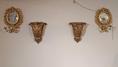 MID-18th CENTURY PAIR OF ARCHITECTURAL WALL FRIEZES
