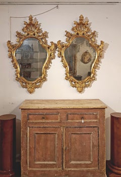 MID-18TH-CENTURY PAIR OF LOUIS XV MIRRORS