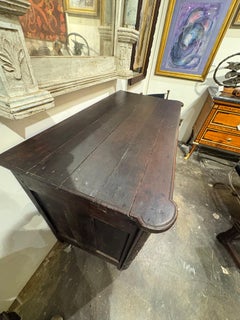 Mid 18th Century Provincial Cabinet Baroque Form With Rococo Influence