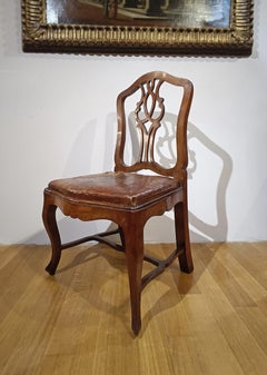 MILIEU DU 18e SIÈCLE ENSEMBLE DE DIX CHAISES LOUIS XV EN NOYER