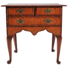 Mid 18th Century Side Table, Scandinavian Elm and Oak Lowboy