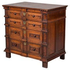 Mid 18th Century Small English Oak Chest