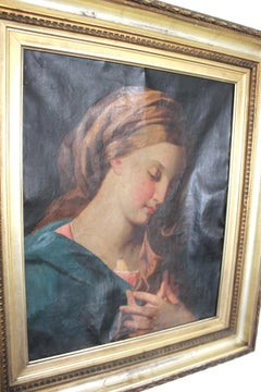 Madonna of the Annunciation, Oil on Canvas, Pompeo Batoni, Circa 1750