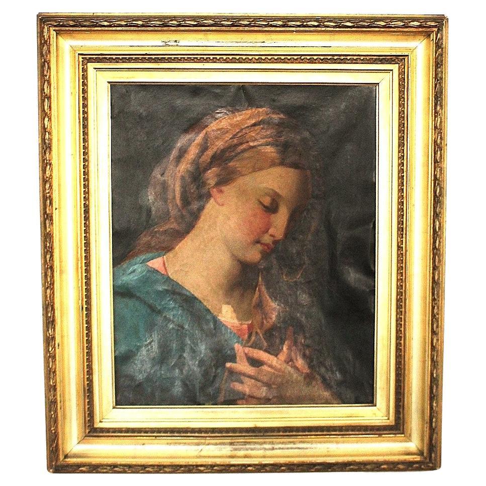 Studio of Pompeo Batoni, “Madonna of the Annunciation– Mid-18th Century Italian