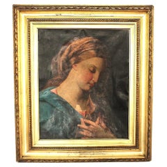 Studio of Pompeo Batoni, “Madonna of the Annunciation– Mid-18th Century Italian