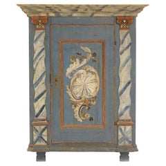 Mid 18th Century Swedish Carved Baroque Cabinet