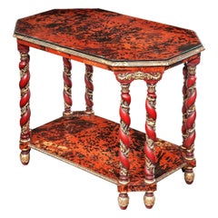 Mid-18th Century Tortoiseshell Centre Table