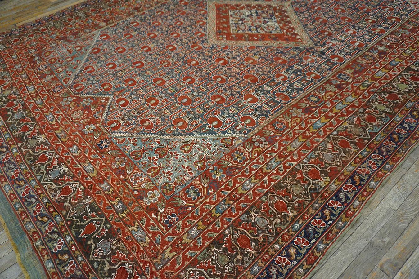 Mid 18th Century Turkish Ghiordes Courtt Carpet 8'0