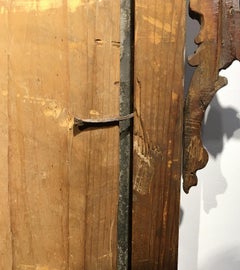 Ancient Italian Walnut Mirror, Venice, Circa 1750