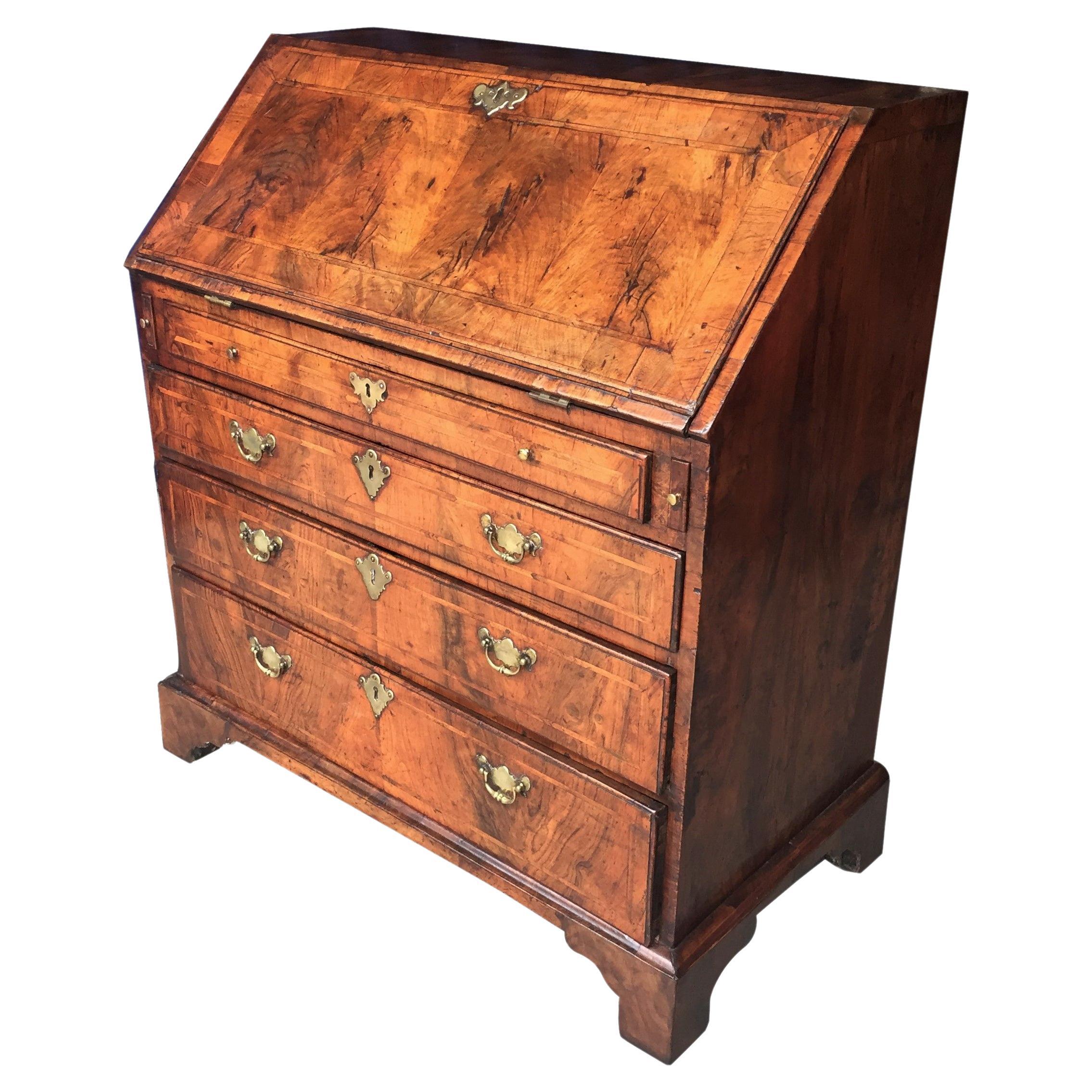 Mid 18th Century Walnut Bureau