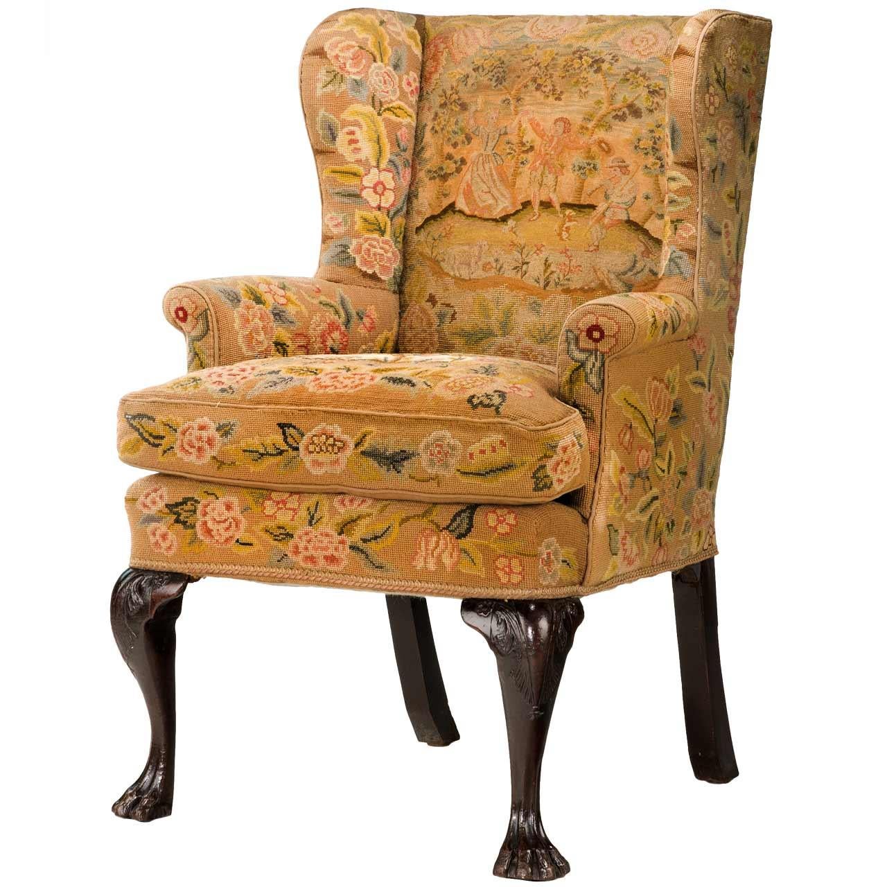 Mid-18th Century Wing Chair For Sale