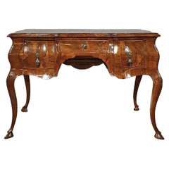 MITTEL-18. JAHRHUNDERT SCHREIBSTUHL AUS HOLZ LOUIS XV