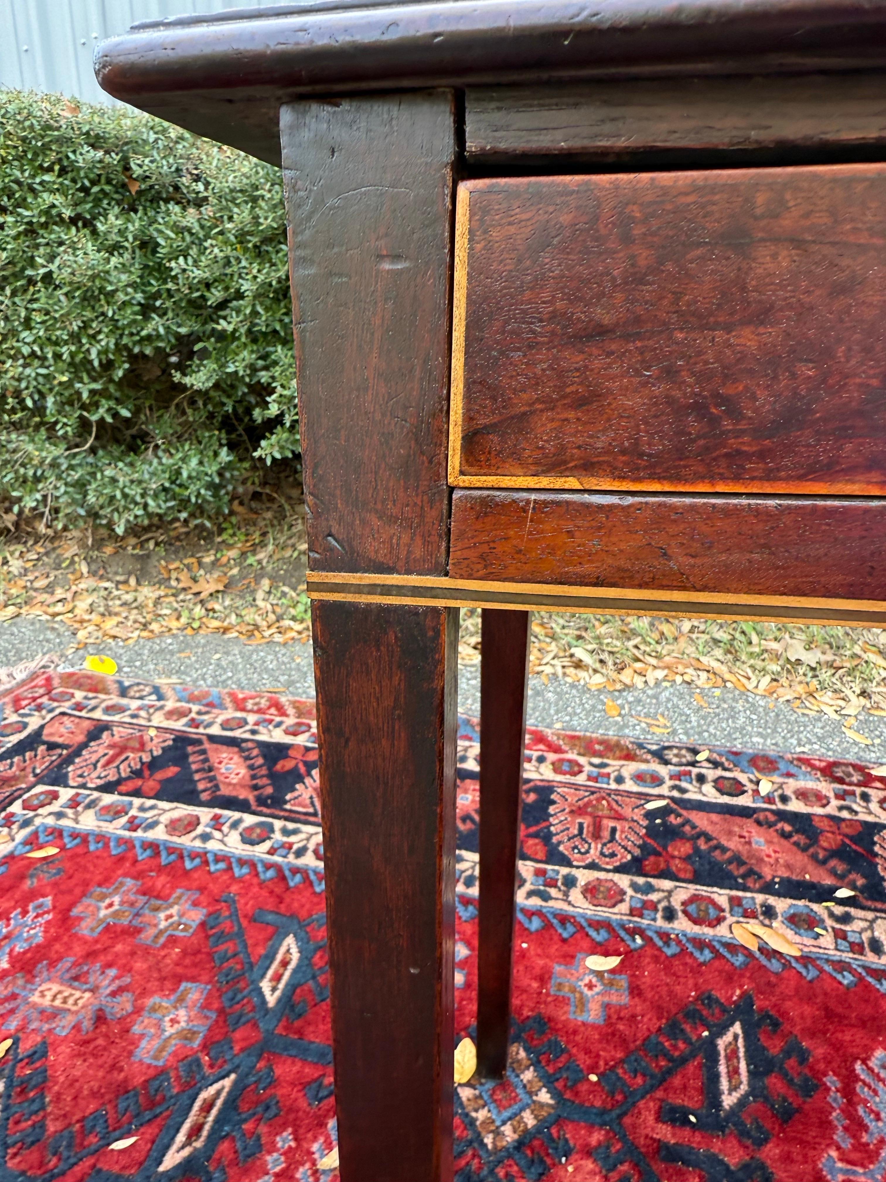 Mid-19 Century Federal Mahogany With Inlay Table For Sale 6