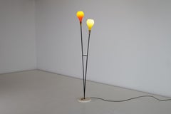 Mid 1950s Italian Twin Head Floor Lamp - attributed to Stilux, Milano, Italy