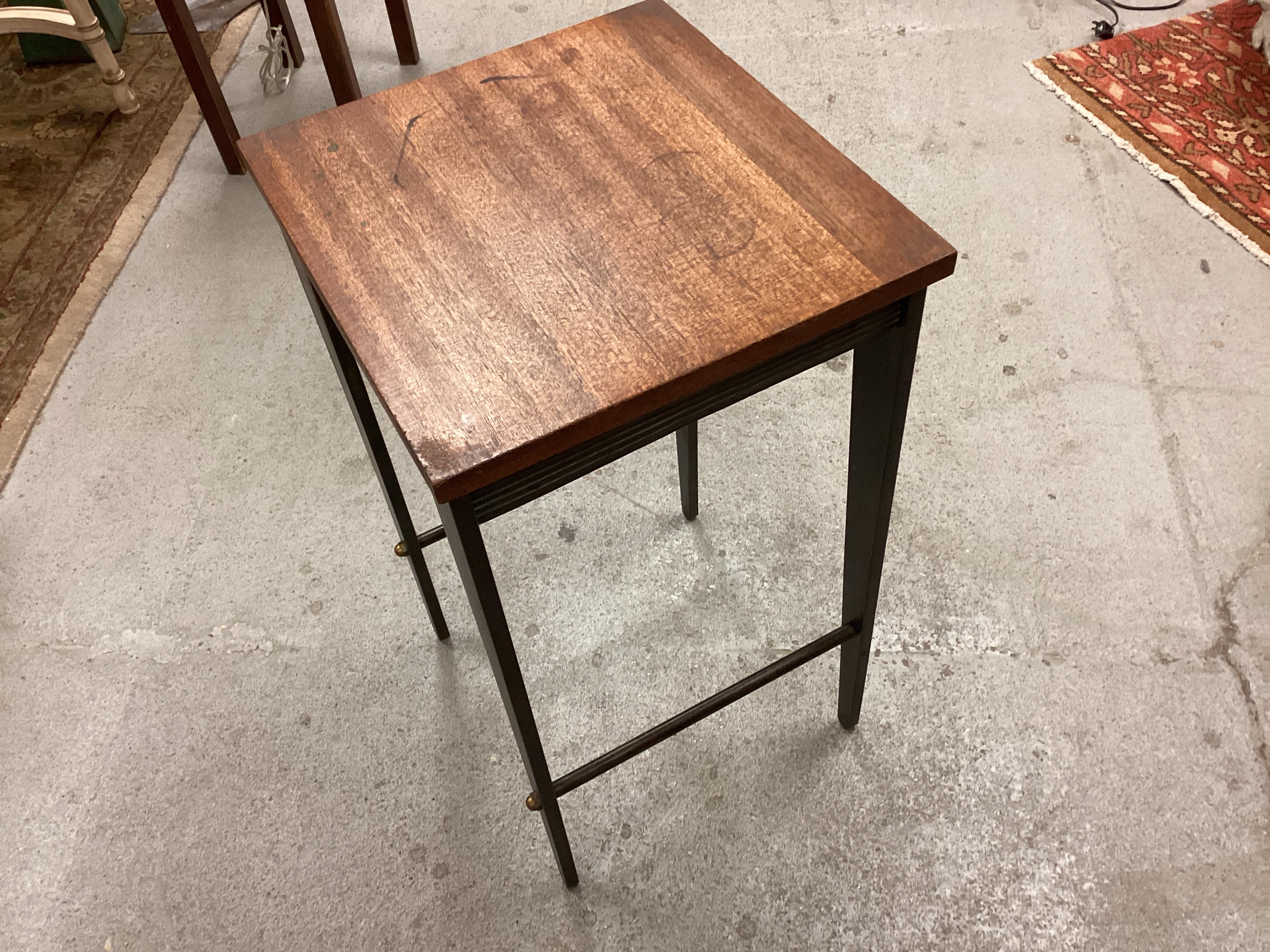 Tisch aus Holz und Stahl von Will Stone, Mitte der 1980er Jahre im Angebot 1