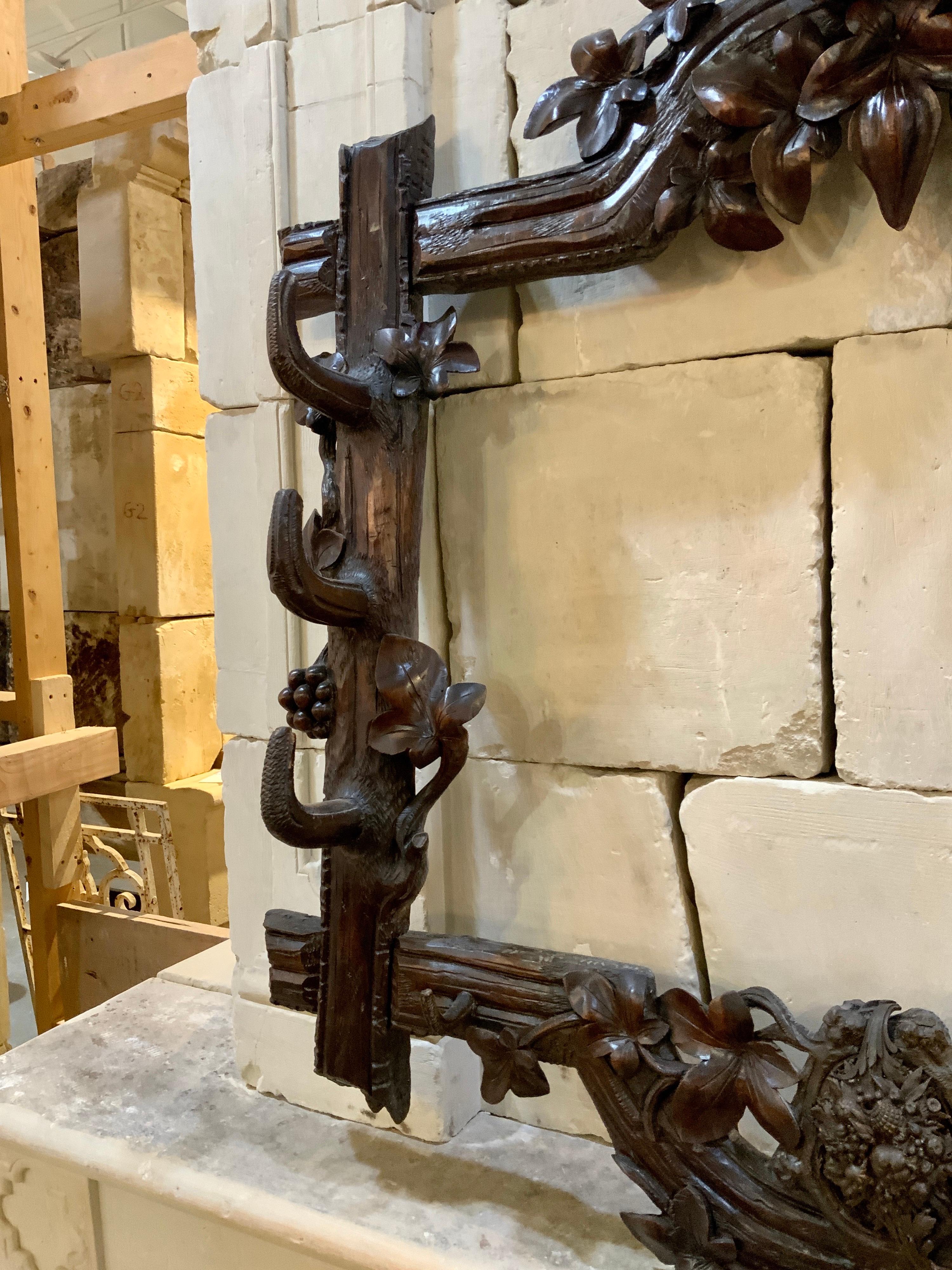 19th Century Mid-19th Black Forest Gun Rack from France