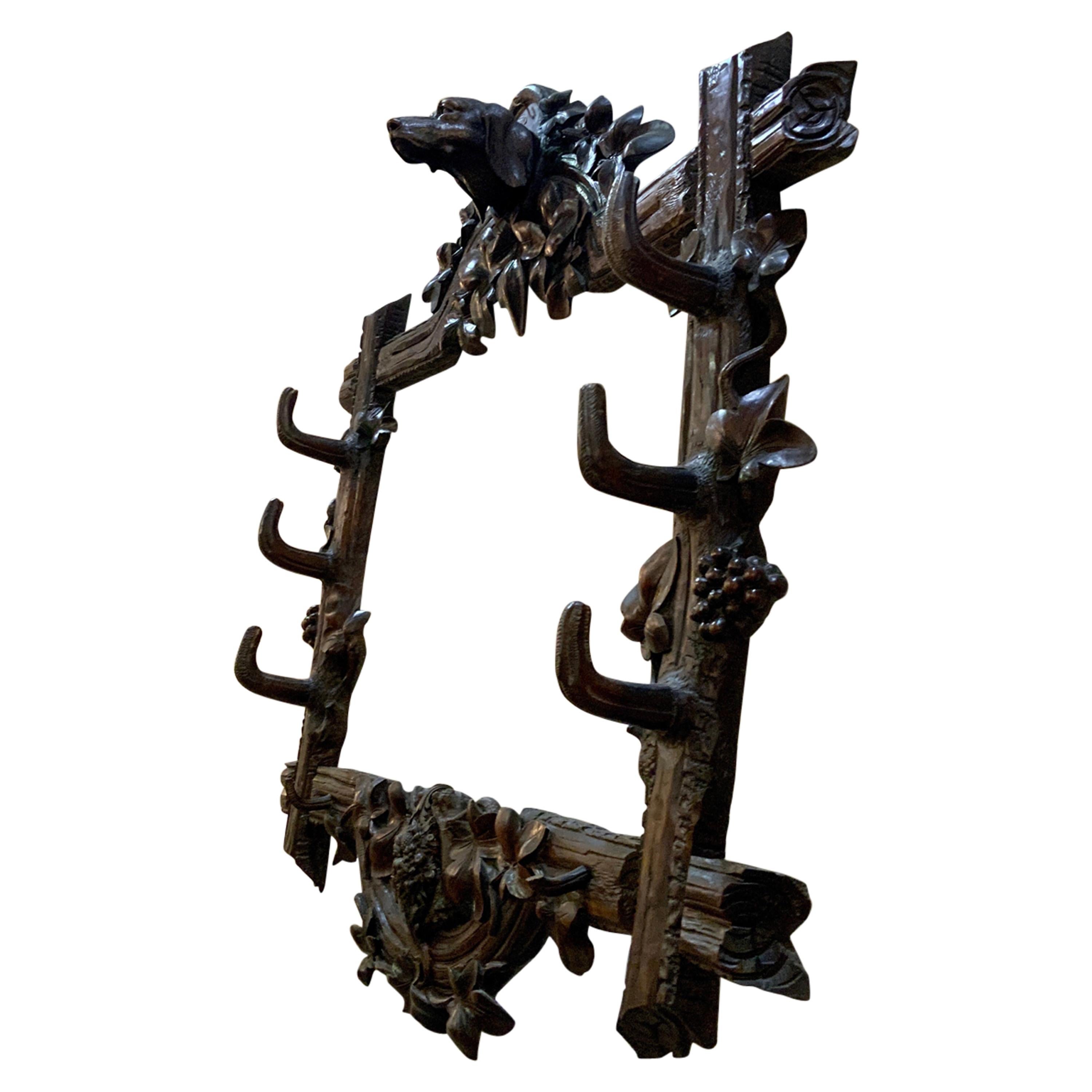 Mid-19th Black Forest Gun Rack from France